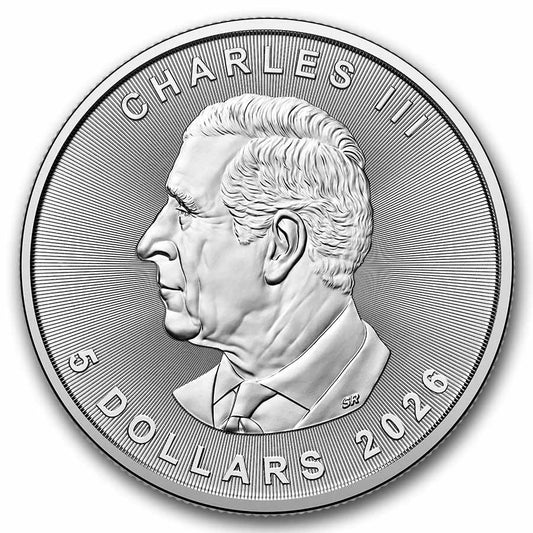 2026 1oz 5$ Silver Maple Leaf