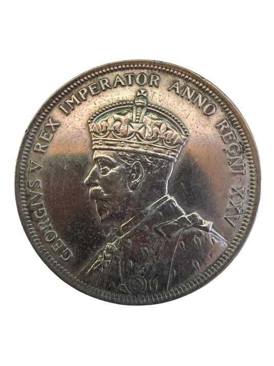 1935 Canadian Silver Dollar Nice Crown