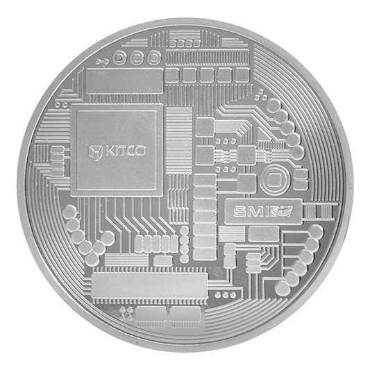 1oz Bitcoin .999 Fine Silver KITCO