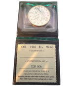 1946 Canada Dollar ICCS Certified MS60 (XLH 006)