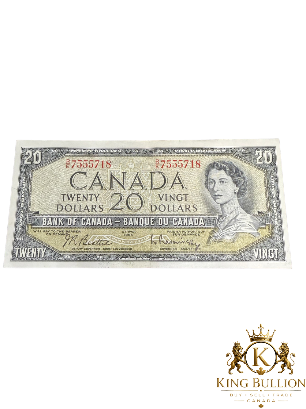 1954 Canada 20$ Bank Note - #109