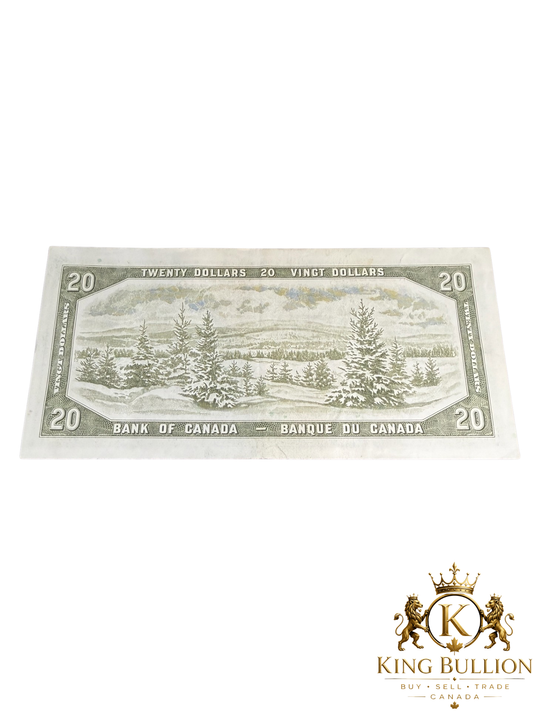 1954 Canada 20$ Bank Note - #109