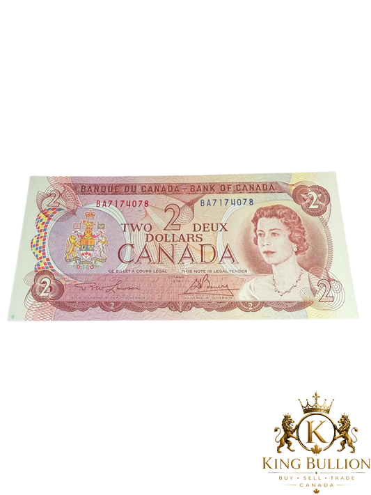 1974 Canada 2$ Bank Note UNC - #112
