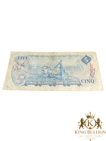 1972 Canada 5$ Bank Note - #113