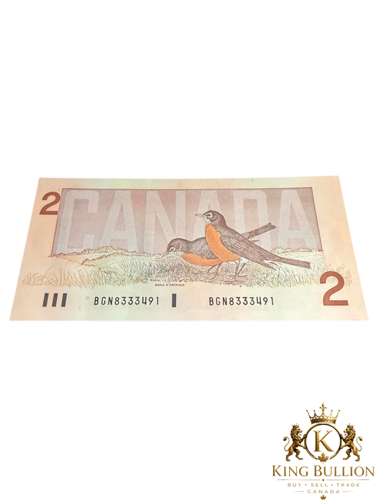1986 Canada 2$ Bank Note UNC - #114