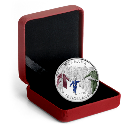 2014 10$ Wait For Me Daddy RCM .999 1/2oz
