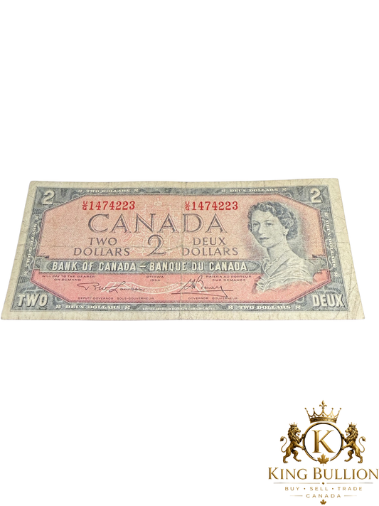 1954 Canada 2$ Bank Note - #135