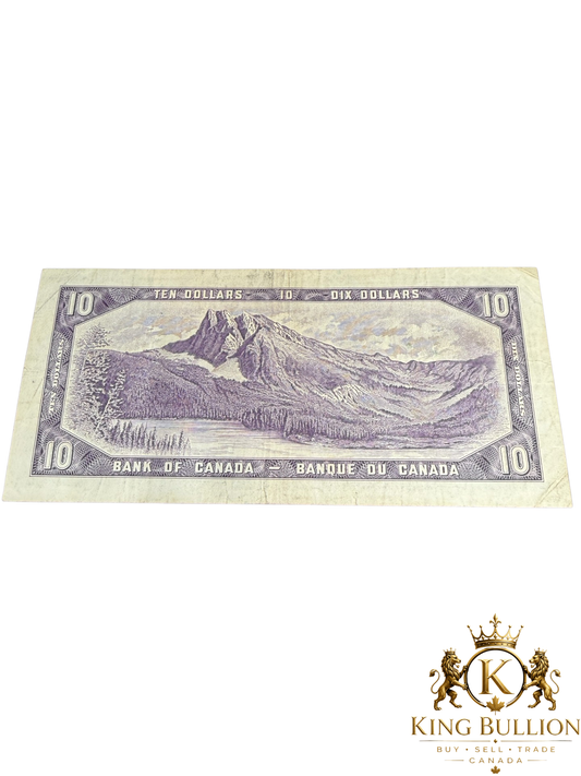 1954 Canada 10$ Bank Note - #136