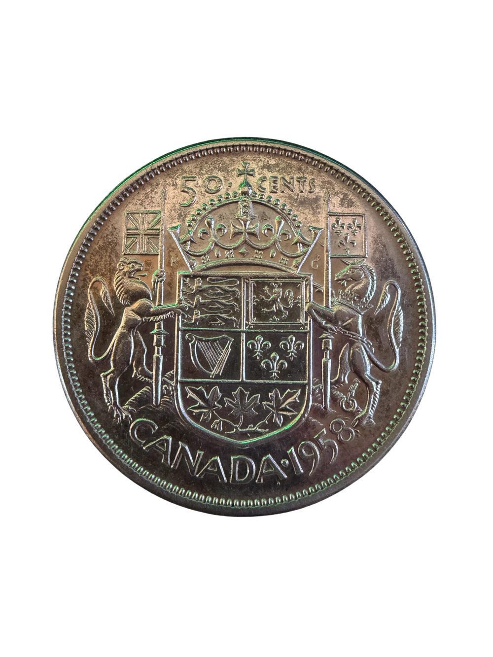 1958 50c Half Dollar Canadian
