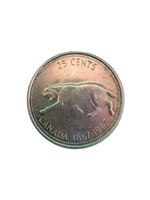 1967 Canadian Quarter CLEANED