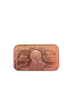 1 oz .999 Copper Bar - Indian 5$