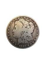1887-O Silver Morgan Dollar WORN