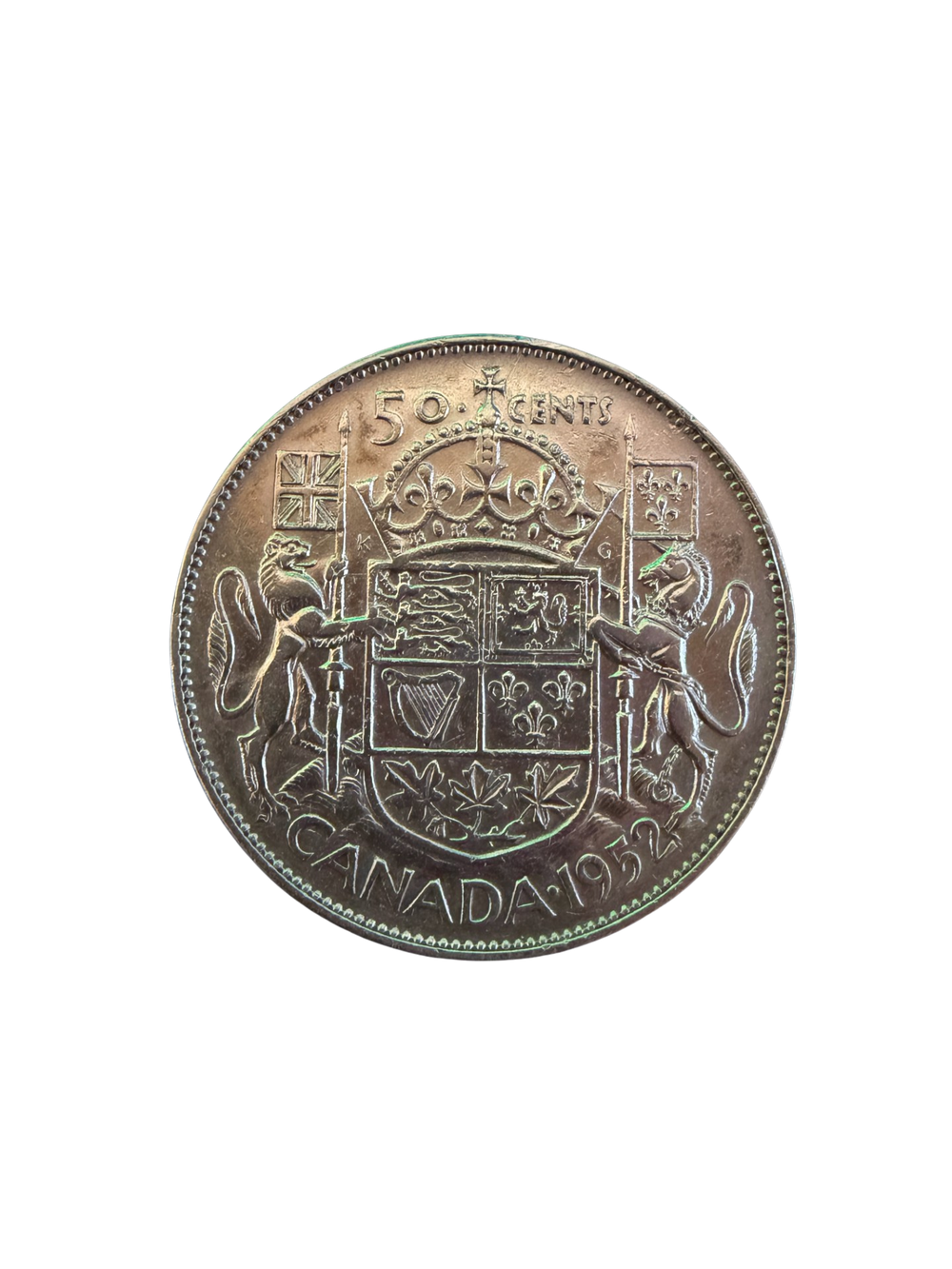 1952 50c Half Dollar Canadian