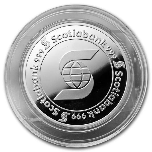 5oz Scotiabank .999 Fine Silver Round