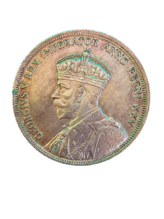 1935 Canada Silver Dollar Nice Toning