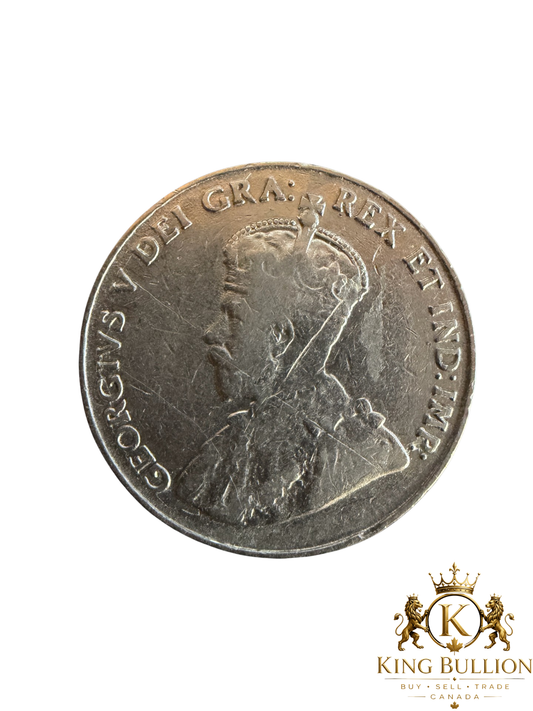 1925 Canada Nickel 5c (SCRATCHES)