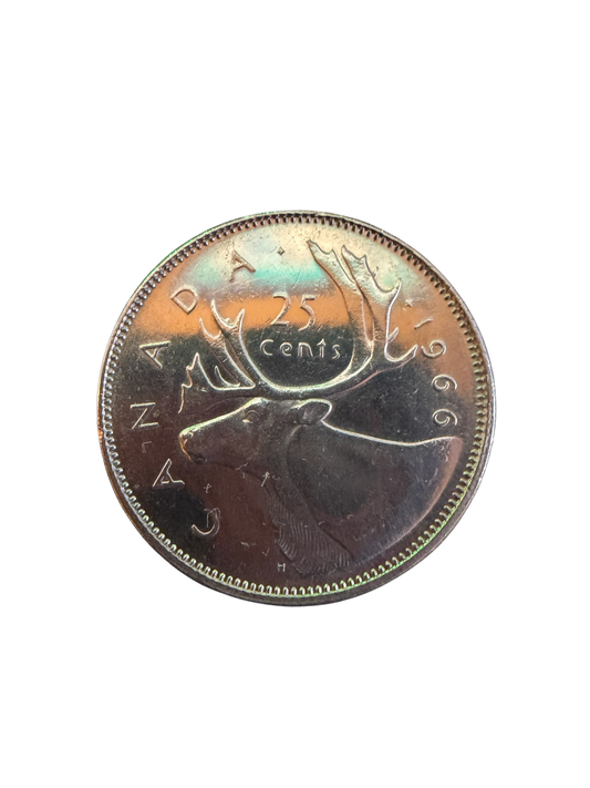 1966 Canadian Quarter Uncirculated