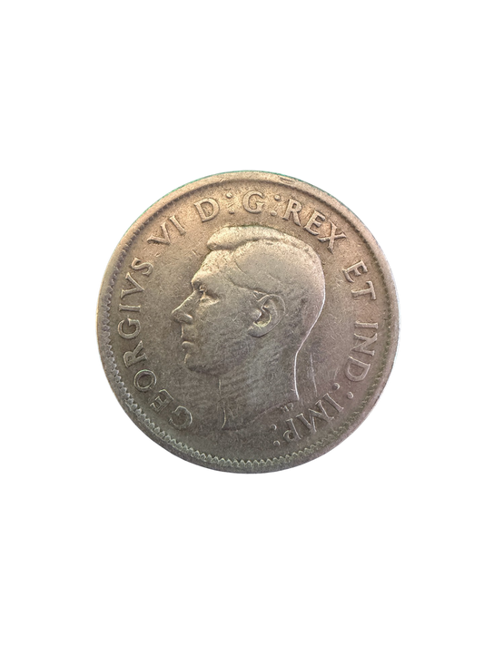 1947 Canadian Quarter Maple Leaf