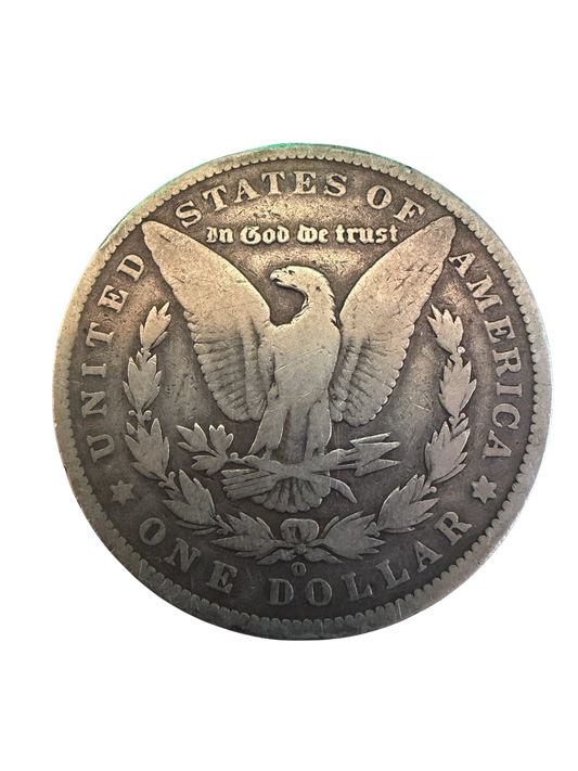 1887-O Silver Morgan Dollar WORN