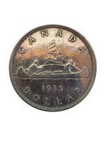 1935 Canadian Silver Dollar Nice Crown