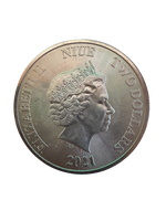 2021 Niue $2 .999 Silver Coin (Queen Elizabeth II)