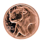 1oz Bull & Bear GSM Copper Round