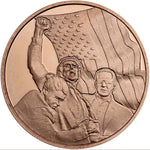 1oz Trump FIght Copper Round