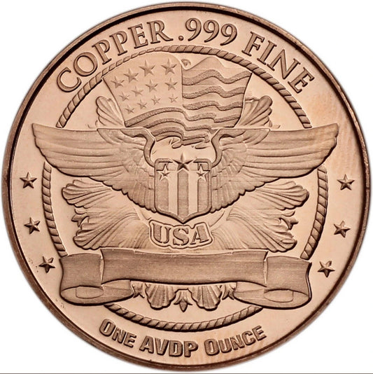 1oz Trump FIght Copper Round