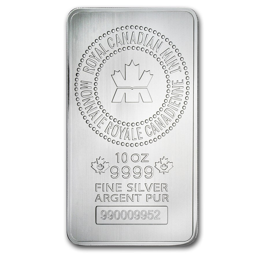 10oz RCM .999 Silver Bar