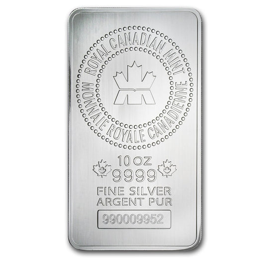 10oz RCM .999 Silver Bar